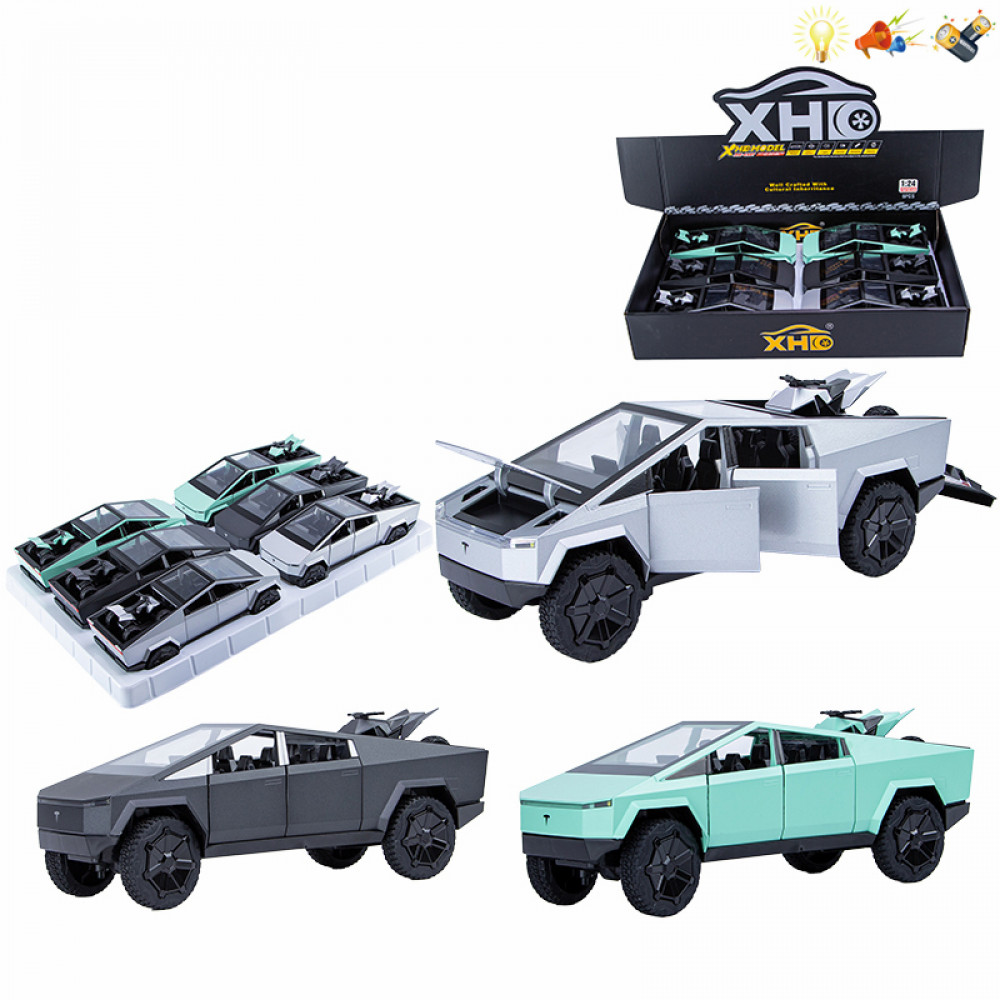 Մեքենա մետաղյա մոդել 1:24 Tesla Cybertruck կոլեկցիոն