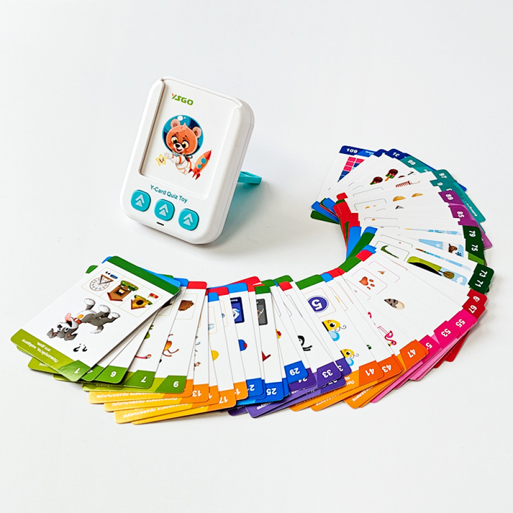 Խաղալիք էլ-սնուցմամբ իր խաղակարթերով դասավանդով, ինտերակտիվ, ռուսերեն լեզու