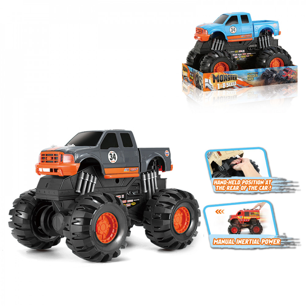 Մեքենա իներցիոն մեծ 1:8 Monster Ford պիկապ ջիպ