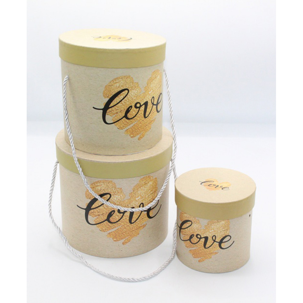 Նվերի տուփ 3հ-ոց, կլոր