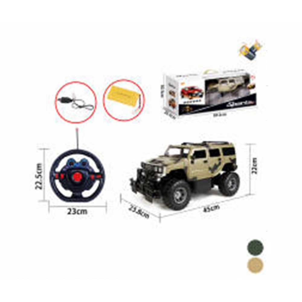 Մեքենա հեռակառավարմամբ ղեկ վահանակով Hummer, մոդել