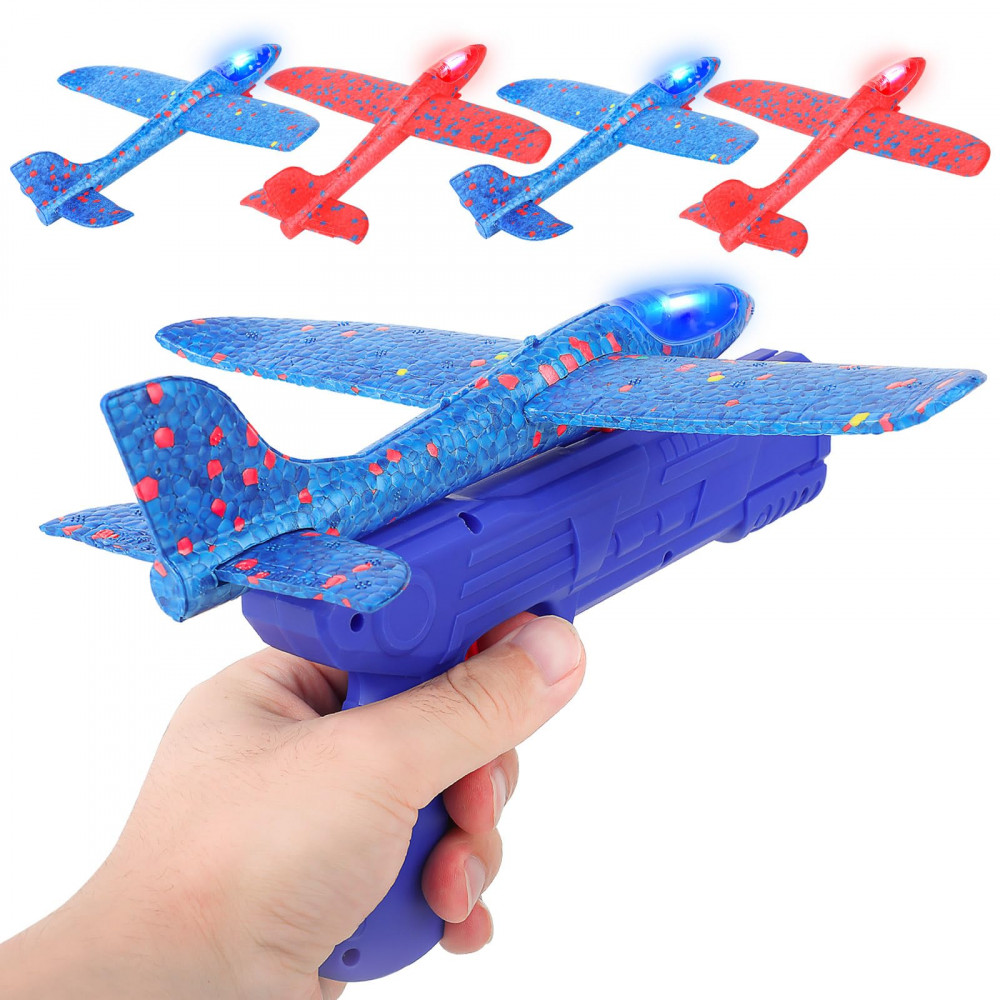 Խաղալիք ատրճանակ իր թռչող փոքրիկ ինքնաթիռով