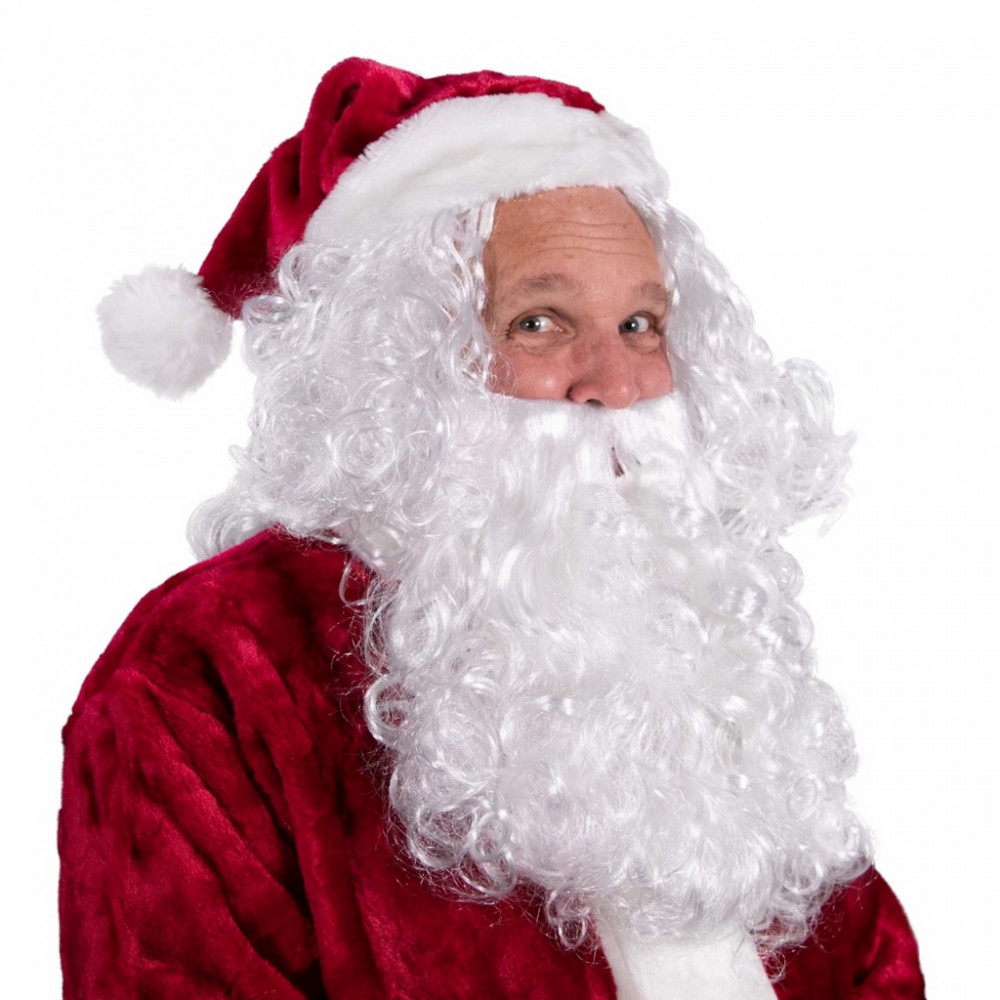 Մուրուք մանկական ձմեռ պապու 30սմ-ոց 40գր-ոց