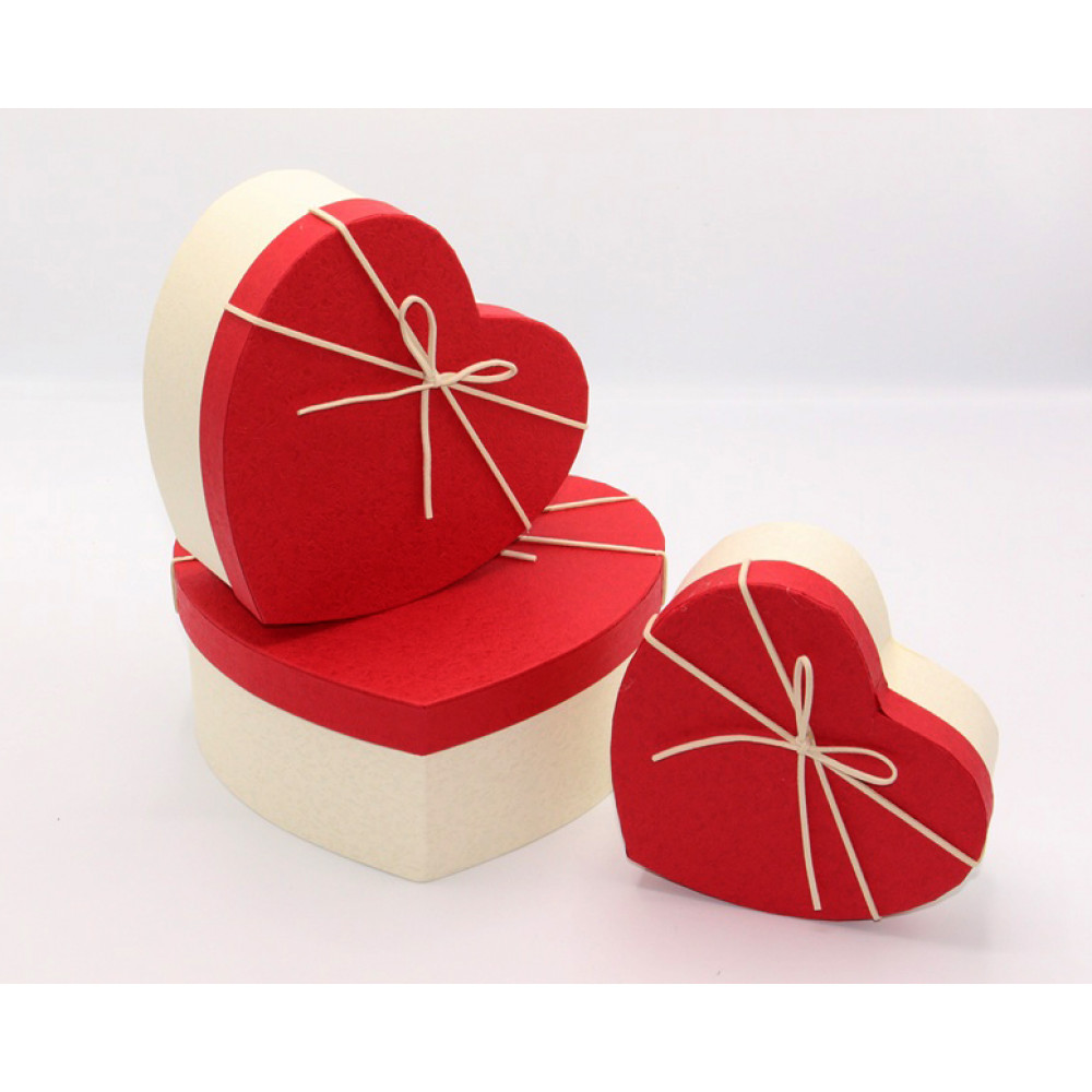 Նվերի տուփ 3հ-ոց սիրտ փոքր