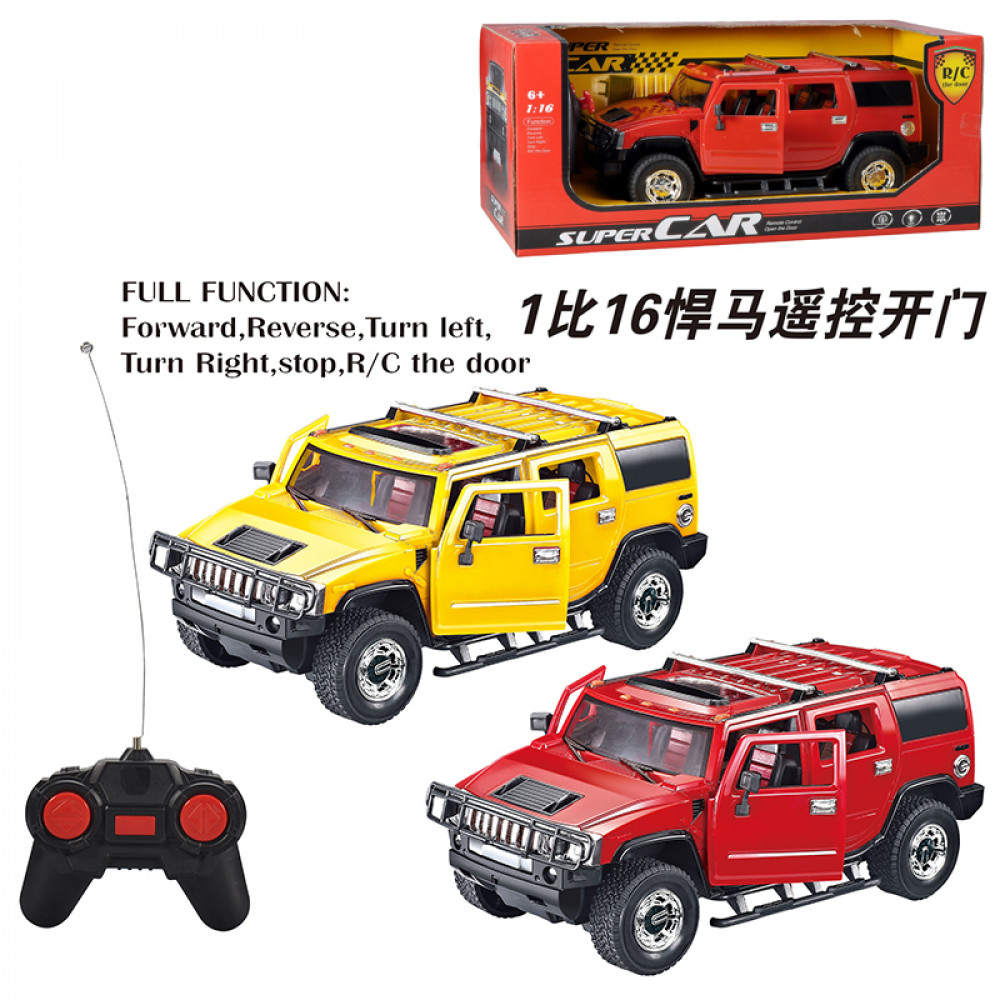 Մեքենա հեռակառավարման վահանակով մոդել Hummer 5ուղղ․ 1:16 մաշտաբ բացվող դուռ