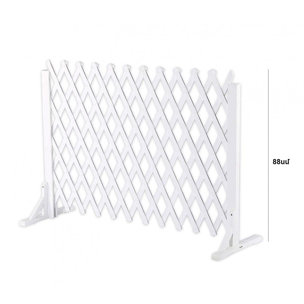 Փայտե սպիտակ ցանկապատ 88սմ-ոց բացվող փակվող