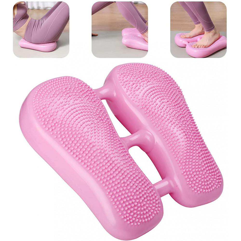 Մարմնամարզական ոտքերի մերսման գնդակ զույգ ոտքատեղերով 36*34սմ-ոց 860գր-ոց 3-գույն