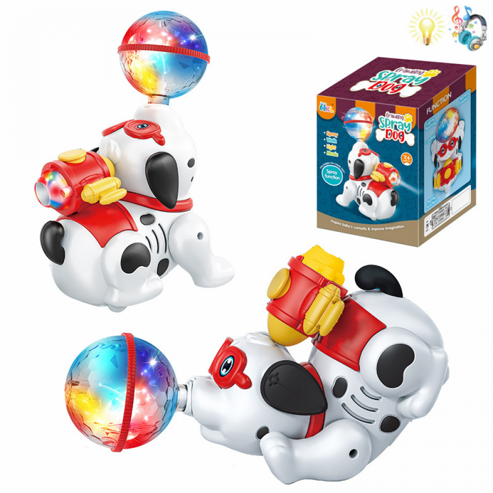 Խաղալիք շուն էլ․մարտկոցով մուլտիկացված երաժշտական լույսային էֆեկտներով, գնդակով