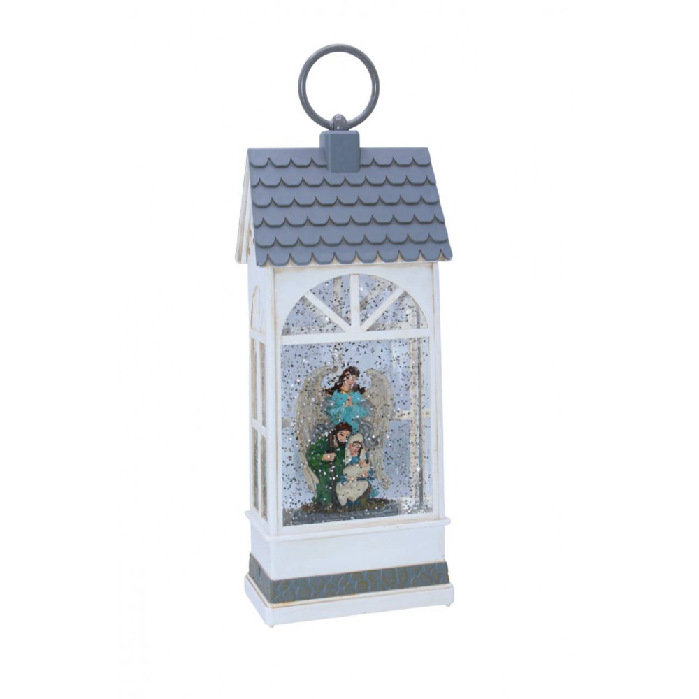 Սուրբ Ծննդյան հուշանվեր լապտեր էլ-սնուցմամբ USB + երաժշտությոն, ամանորյա զարդ