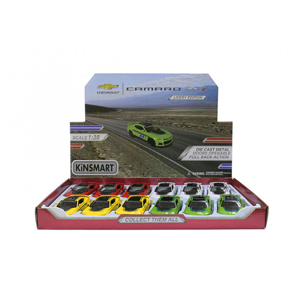 5'' 1:38 P/b 2017 Camaro Zl1 With Printing, 1dz Db