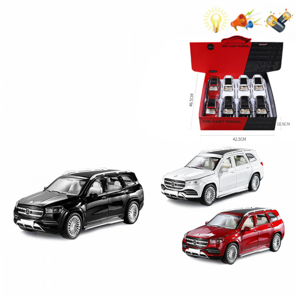 Մեքենա մետաղյա մոդել 1:24 Mercedes-Benz GL580 կոլեկցիոն