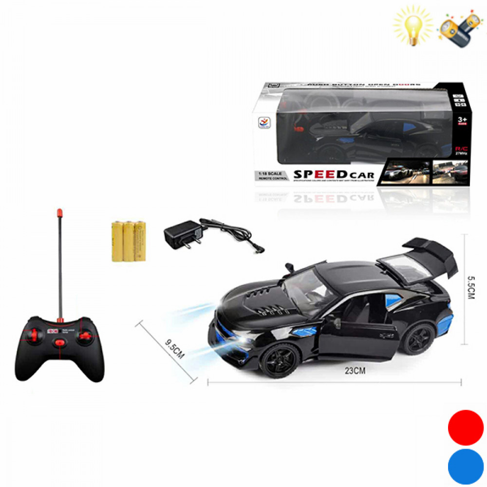 Մեքենա հեռակառավարման վահանակով էլ-մարտկոցով մոդել 1:18մաշտաբ Mustang (դուռ բացվող) 2գույն