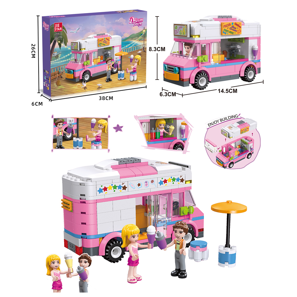 Խաղ լեգո 251-կտոր Dream Town սննդի բեռնատարով ծառայություն